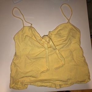 Yellow Brandy Melville Tank Top